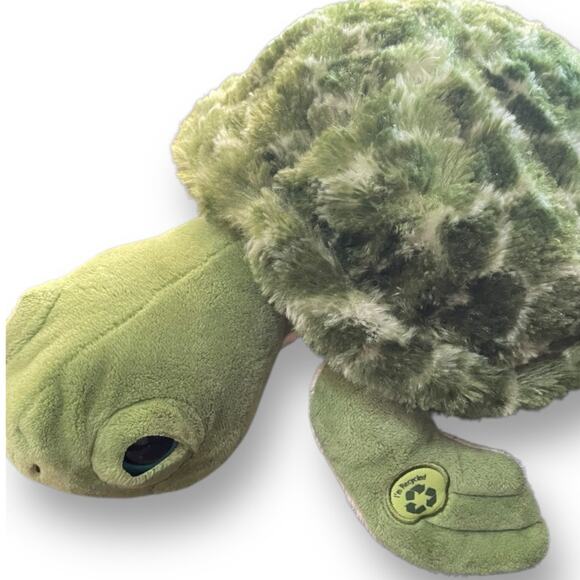 Petting Zoo Plush Turtle Stuffed Animal Tortoise Nursery Decor Shower Gift 15" - Picture 5 of 12